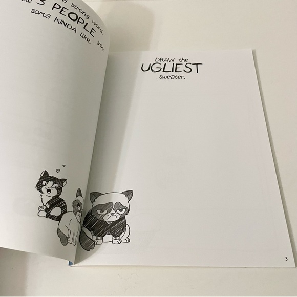 Grumpy Cat's All About Miserable Me A Doodle Journal Book - Picture 8 of 13